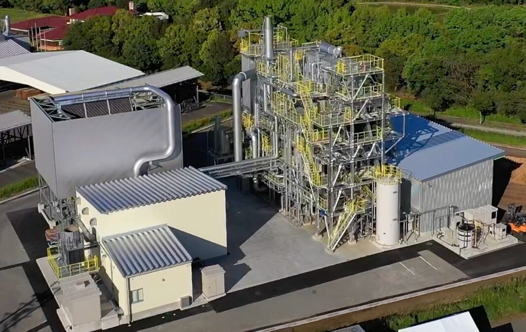 パワーエイド三重シン・バイオマス®松阪発電所完成プラント全景